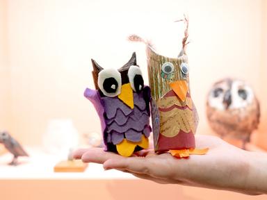 Birds of a feather, flock together these school holidays! Inspired by Judy Noble's fabulous owl collection in Precious, dive into a hands-on art activity where... Birds of a feather, flock together these school holidays! Inspired by Judy Noble's fabulous owl collection in Precious, dive into a hands-on art activity where...
