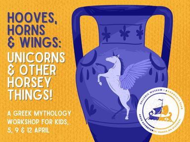 Meet the many horse-like creatures of Greek mythology in this school holiday activity for ages 4-10.