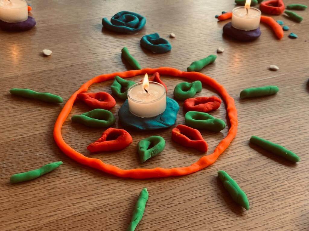 How to Create a Playdough Rangoli 2021 | What's on in Sydney