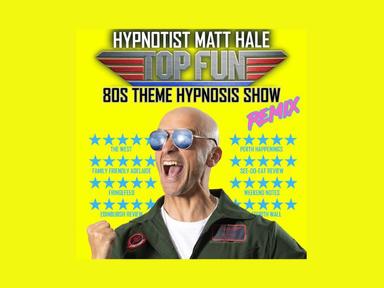 Joyful. Crazy. Fun. Remixed for 2024 inc new routines! The unmissable smash hit comedy hypnosis show with 80s party vibe...