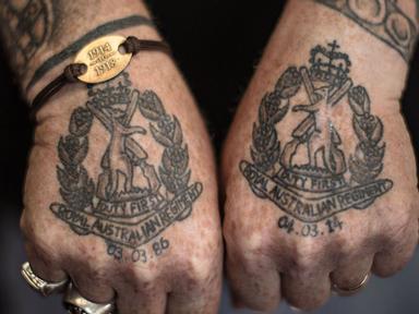 Behind every tattoo is a story of remembrance- mateship- identity and healing.Many members and veterans of the Australia...