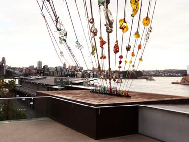 Visit Kate Newby's new Loti Smorgon Sculpture Terrace Commission, Hours in wind and enjoy the view from the MCA's level ...