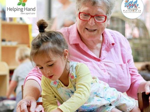 Intergenerational Playgroup for young and old friends. Join them on Thursday mornings during school term, 10-11:30am, fo...