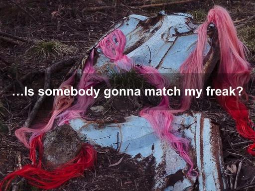 …Is somebody gonna match my freak?' is a joint exhibition by Sophie Dumaresq and Asil Habara (wet sahara), the 2024 recipients of the M16 Artspace ANU Emerging Artists Support Scheme, generously sponsored by the Narrabundah Family Medical Practice