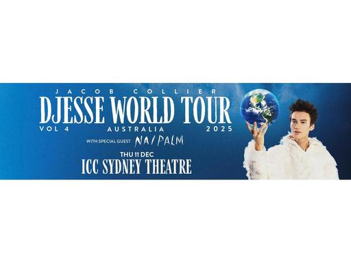 JACOB COLLLIER ANNOUNCES AUSTRALIAN DECEMBER DATES AS PART OF 'THE DJESSE WORLD TOUR 2025'
Seven-time GRAMMY® Award-winn... JACOB COLLLIER ANNOUNCES AUSTRALIAN DECEMBER DATES AS PART OF 'THE DJESSE WORLD TOUR 2025'
Seven-time GRAMMY® Award-winn...