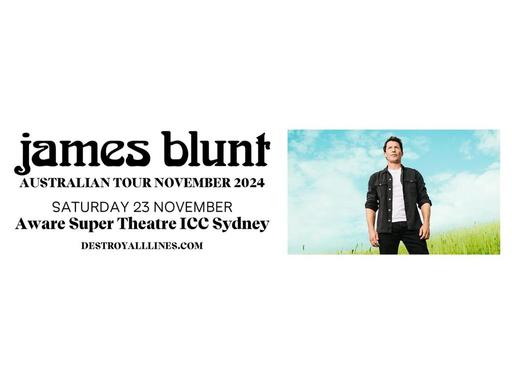 James Blunt makes a most welcome return to world touring in 2024 in support of his brilliant new album Who We Used To Be...