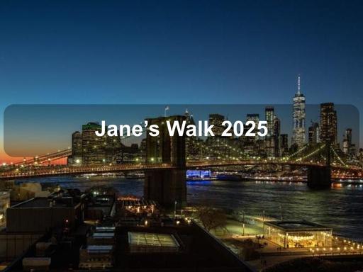 The Municipal Art Society of New York hosts these walks in honor of urbanist, author and activist Jane Jacobs. The Municipal Art Society of New York hosts these walks in honor of urbanist, author and activist Jane Jacobs.