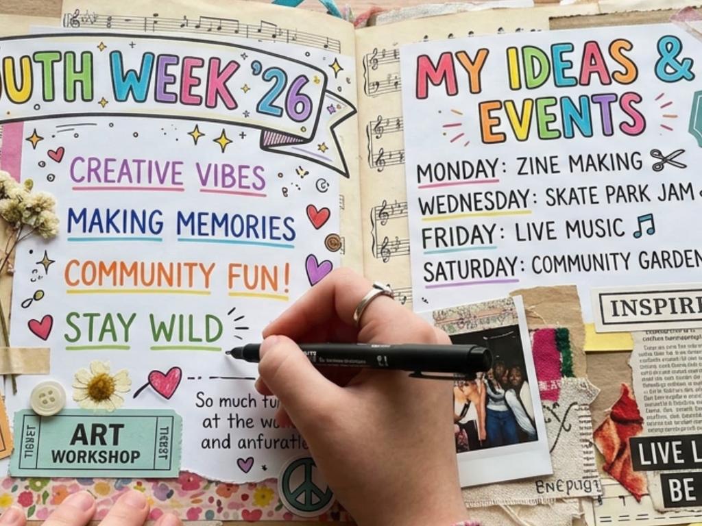 Junk journaling workshop for teens 2026 | What's on in Chippendale