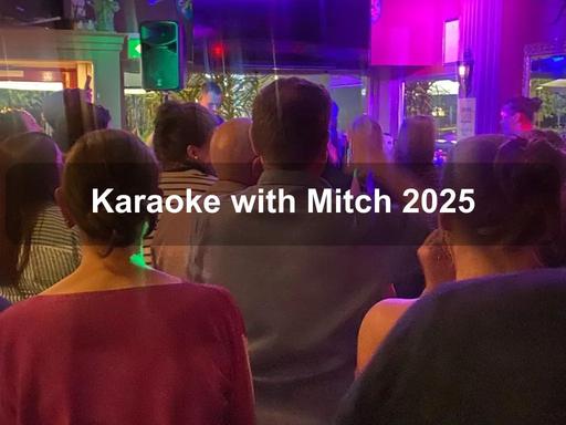 Join Mitch fortnightly on the 1st and 3rd Saturday's of every month for Karaoke Join Mitch fortnightly on the 1st and 3rd Saturday's of every month for Karaoke