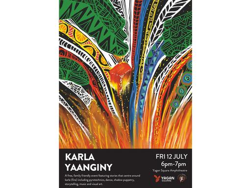 Join us for a special event celebrating NAIDOC Week 2024.
Karla Yaarnginy, meaning 'sharing about the fire' features sto...