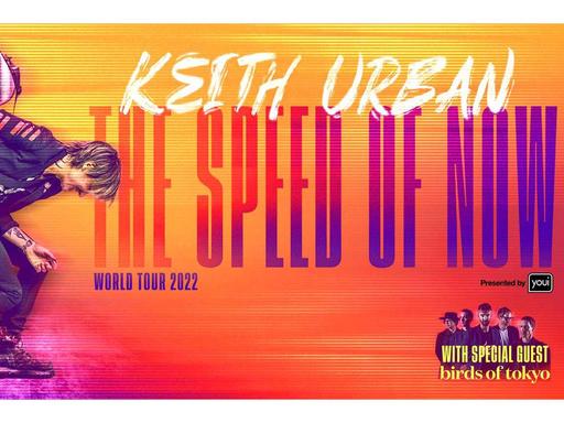 Five-time ARIA and four-time GRAMMY Award winner Keith Urban returns home to Australia for his 'THE SPEED OF NOW WORLD TOUR 2022'.