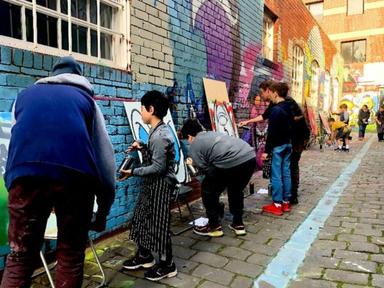 Ever wanted to create your own piece of street art? A freehand workshop offers an exclusive chance to learn a variety of spray-painting techniques from a renowned street artist at the famous Blender Studios.