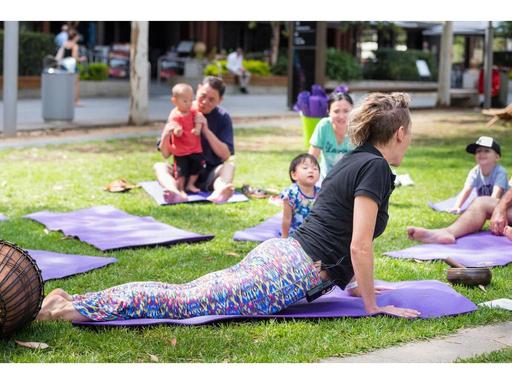 Time to get bendy! Let out your inner mini-yogi at weekly FREE kids yoga....