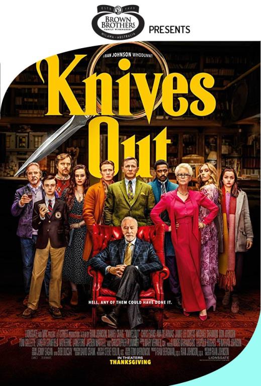 Knives Out at MOV'IN BED Open Air Cinema Sydney 11 Feb 2020 | Moore Park