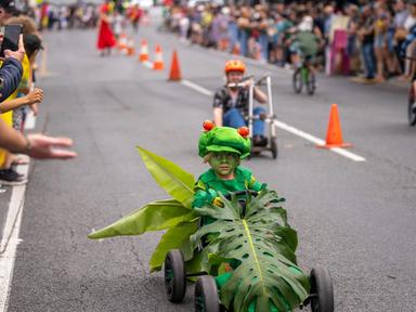 Kurilpa Derby kicks off with a lively parade, gathering participants at 1:30 PM under the Dornoch Terrace Bridge. Once the streets are cleared of traffic,...
