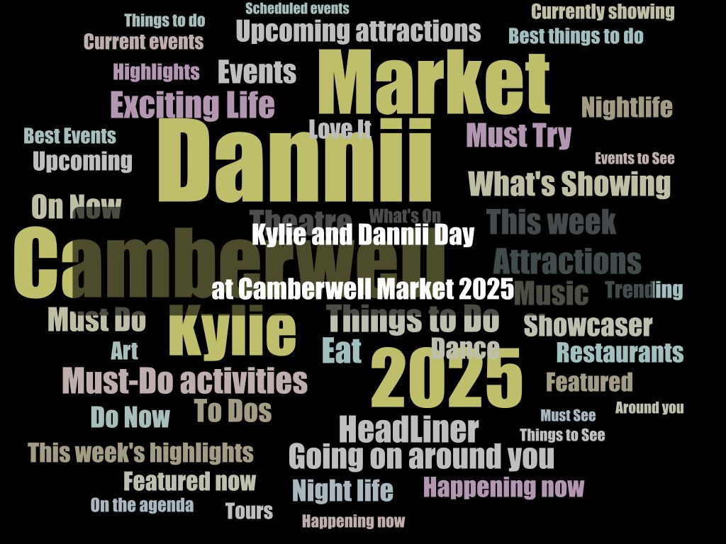 Kylie and Dannii Day at Camberwell Market 2025 | What's on in Camberwell