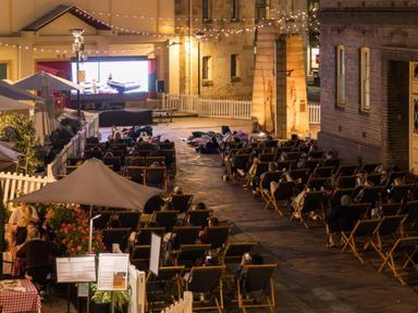 Amongst golden sandstone buildings and cobbled lanes on Playfair Street, you'll find a giant screen surrounded by cosy b...
