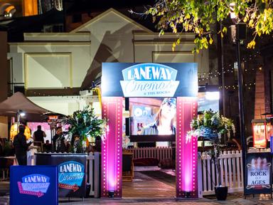 Watch your favourite musical movies under the stars in the charming- heritage surrounds of The Rocks with Laneway Cinema...