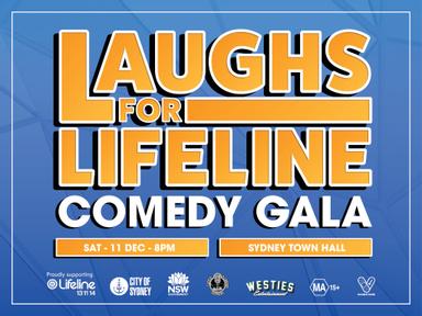 The best and biggest comedy show of 2021 is here and it's all to support a great cause! Laughs for Lifeline is an All-Star Comedy Gala featuring a massive line-up of Australia's best comedians at Sydney Town Hall, Saturday, December 11 at 8pm.