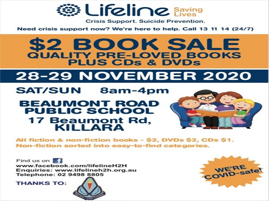 Lifeline's 2 Book Clearance Sale 2020 | Sydney