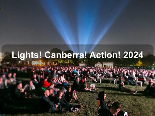 Located in the open-air surrounds of the Senate Rose Garden, Lights! Canberra! Action! shines a spotlight on local filmmaking talent with this short film festival