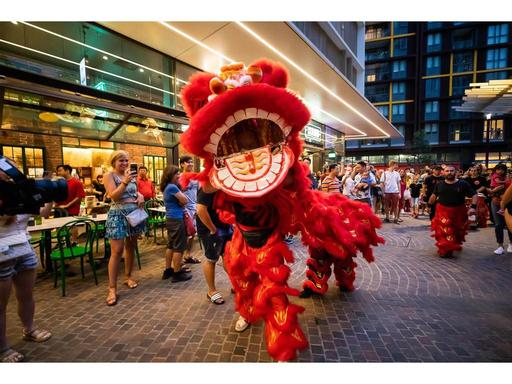 Catch a traditional Lion Dance roaming around Darling Harbour this Lunar New Year....