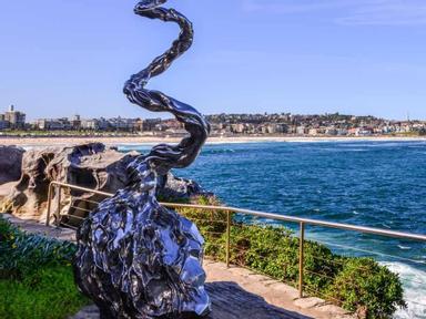 See sculptures lining the Georges River in Liverpool