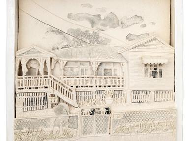 Living in Ipswich' presents a charismatic and quirky selection of Ipswich's 'Queenslander' houses- each recreated in mi...