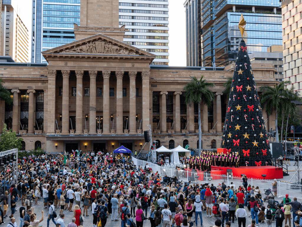 Lord Mayor's Lighting of the Christmas Tree presented by The Lott by Golden Casket 2023 | Brisbane City