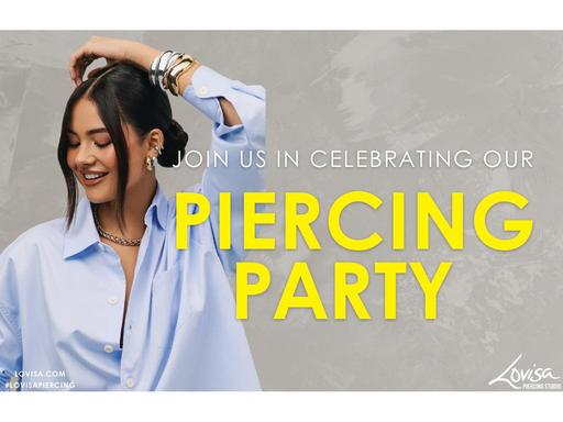 Lovisa invites you to our piercing party!Come and join us to celebrate our weekend of ear and nose piercing services.
Wi...