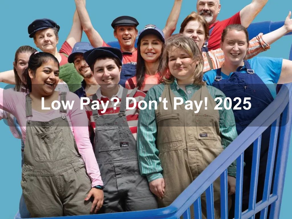 Low Pay? Don't Pay! 2025 | What's on in Canberra