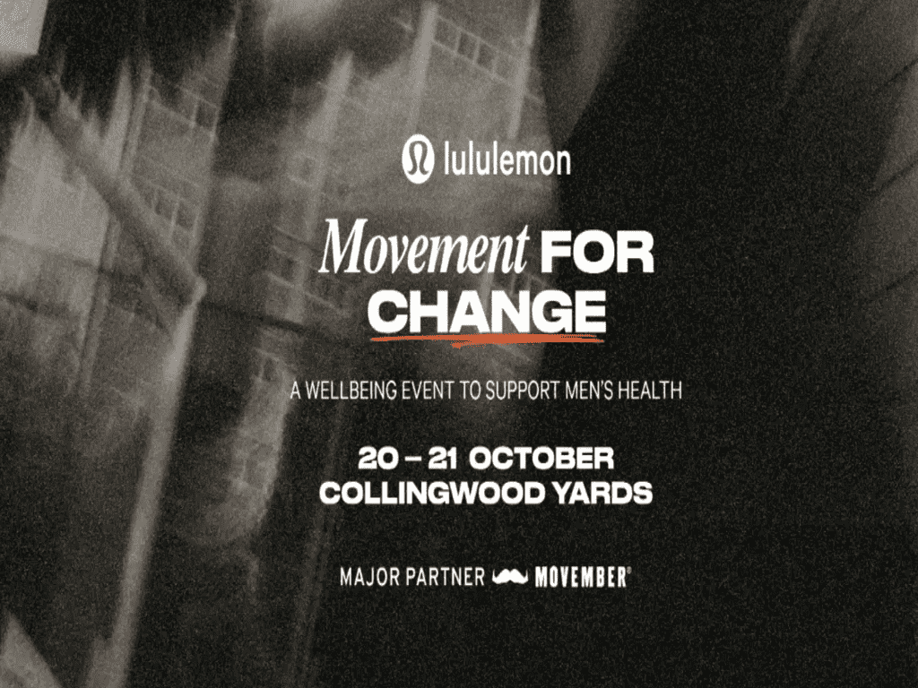 lululemon x Movember celebrate Movement for Change 2023 | Collingwood