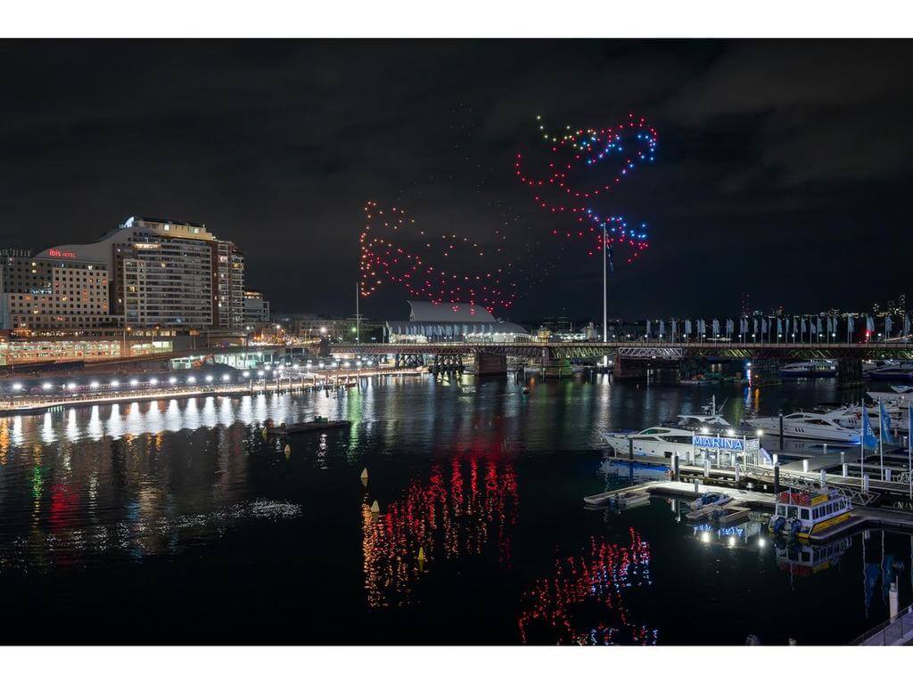 Lunar New Year Drone Shows 2024 Darling Harbour