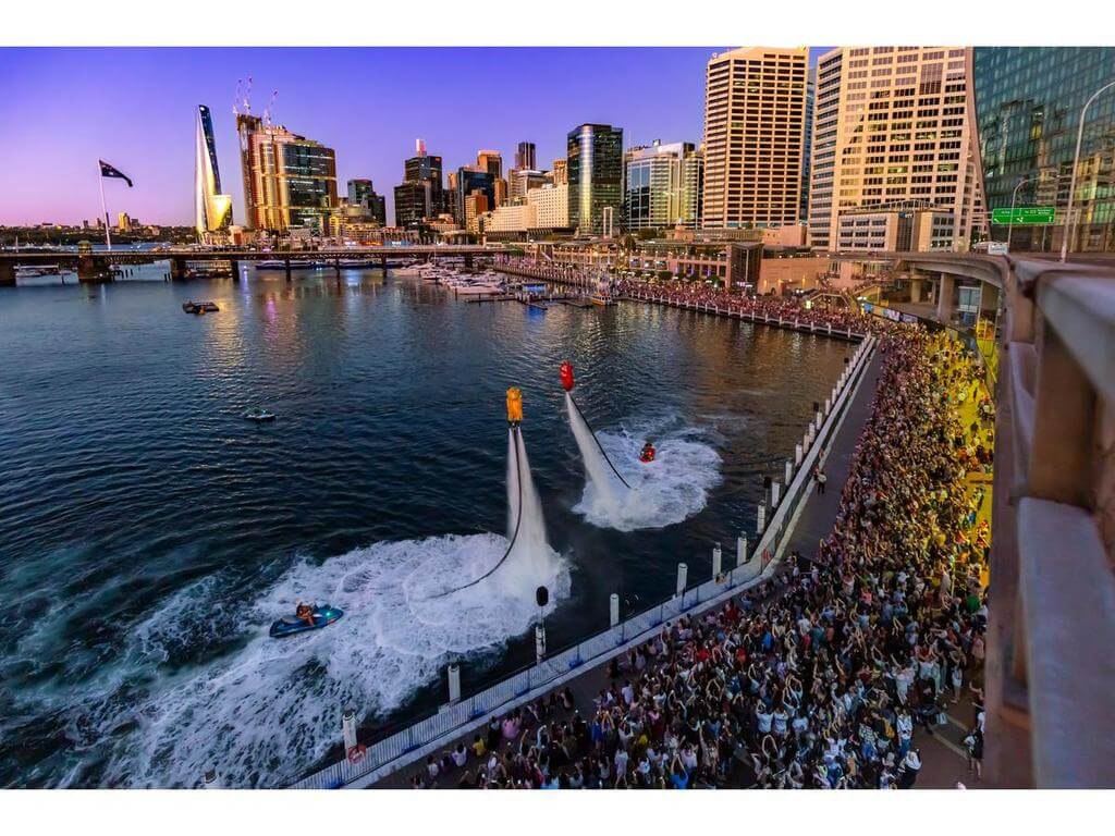 Lunar New Year Jet Pack Shows 2024 | Darling Harbour