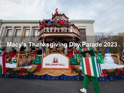 The world's most famous parade kicks off the holiday season.