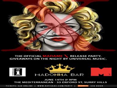 Madonna Bar - Mardi Gras Eve - February 2020