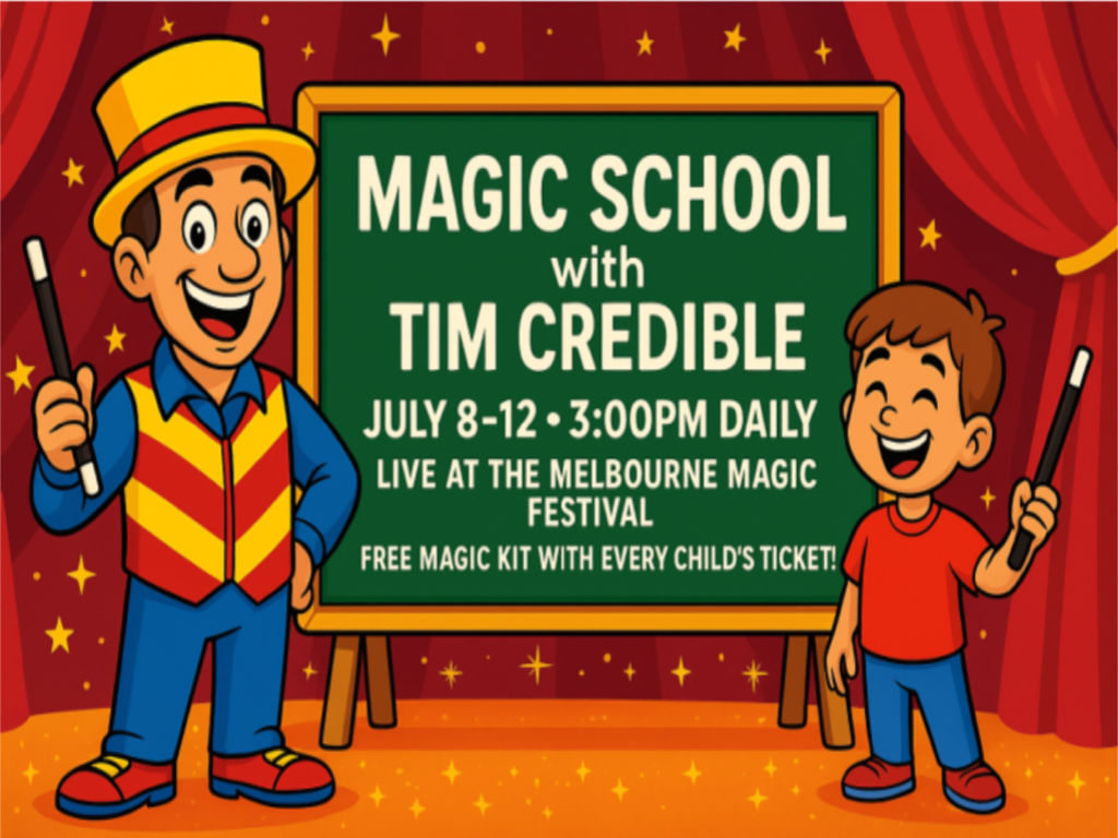 Magic School with Tim Credible 2025 | What's on in Carlton Magic School with Tim Credible 2025 | What's on in Carlton