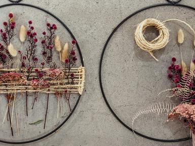 Let's make a beautiful flower hoop using dried materials that will last for years.Participants will receive a beautiful ...
