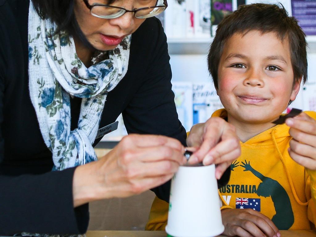 Maker and creator kids workshops at the Lawn Library 2020 | Redfern