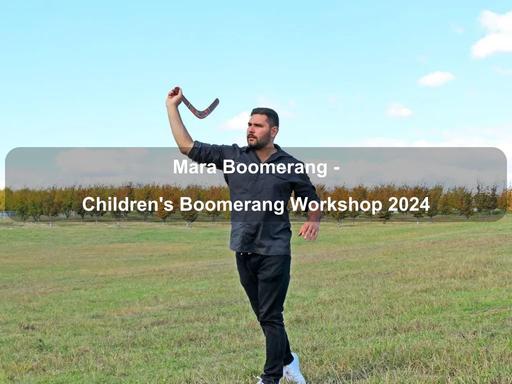 Come along during NAIDOC week for Mara Boomerang! A fun and engaging Boomerang Workshop for children