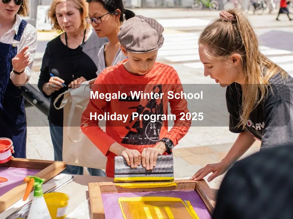 Megalo Winter School Holiday Program 2025 | What's on in Kingston Megalo Winter School Holiday Program 2025 | What's on in Kingston