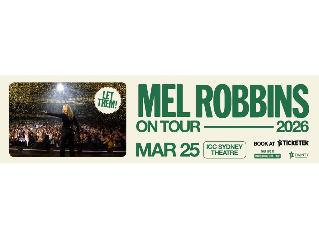 Mel Robbins | ICC Sydney Theatre 2026 | What's on in Darling Harbour