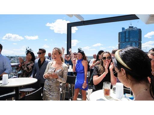Celebrate race day in style above Darling Harbour at Zephyr Sky Bar with Champagne on arrival, unlimited sushi, roaming ...