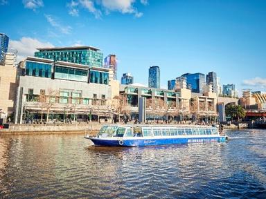 Enjoy a cup of tea or coffee- and sit back and relax as your captain details the history of the Yarra and Melbourne on a...