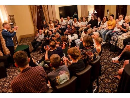 Come along and experience magic at Melbourne's Theatre of Magic, a 50-seat theatre hidden inside The Victoria Hotel. Gue... Come along and experience magic at Melbourne's Theatre of Magic, a 50-seat theatre hidden inside The Victoria Hotel. Gue...
