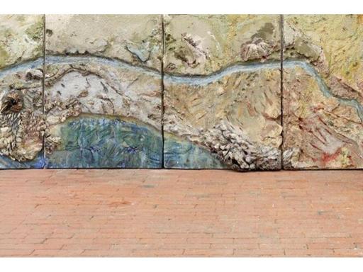 This solo exhibition by Louise Marson features sculptural artwork crafted from upcycled oyster shells and hessian bags s... This solo exhibition by Louise Marson features sculptural artwork crafted from upcycled oyster shells and hessian bags s...
