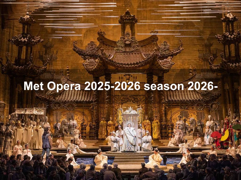Met Opera 2025-2026 season 2026- | Upper West Side Things to Do | What's on in Manhattan NY Met Opera 2025-2026 season 2026- | Upper West Side Things to Do | What's on in Manhattan NY