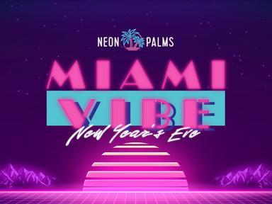 Whip out your Wayfarers and pump up those shoulder pads as the Neon Palms crew put on our loudest 80's prints for a slus...