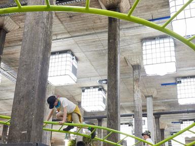 Make yourself at home in an underground art park at the Art Gallery of NSW.Australia's most dramatic exhibition space is...