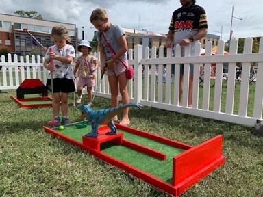 Enjoy the a hole-in-one adventure at the Pop-Up Park Mini Golf Extravaganza in Volunteers Park, Oran Park!